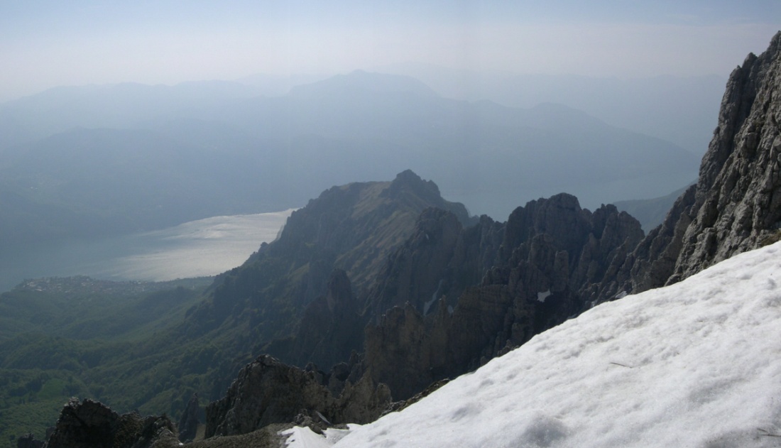 panoramique  la jonction des 2 chemins (ferrata/pdestre)